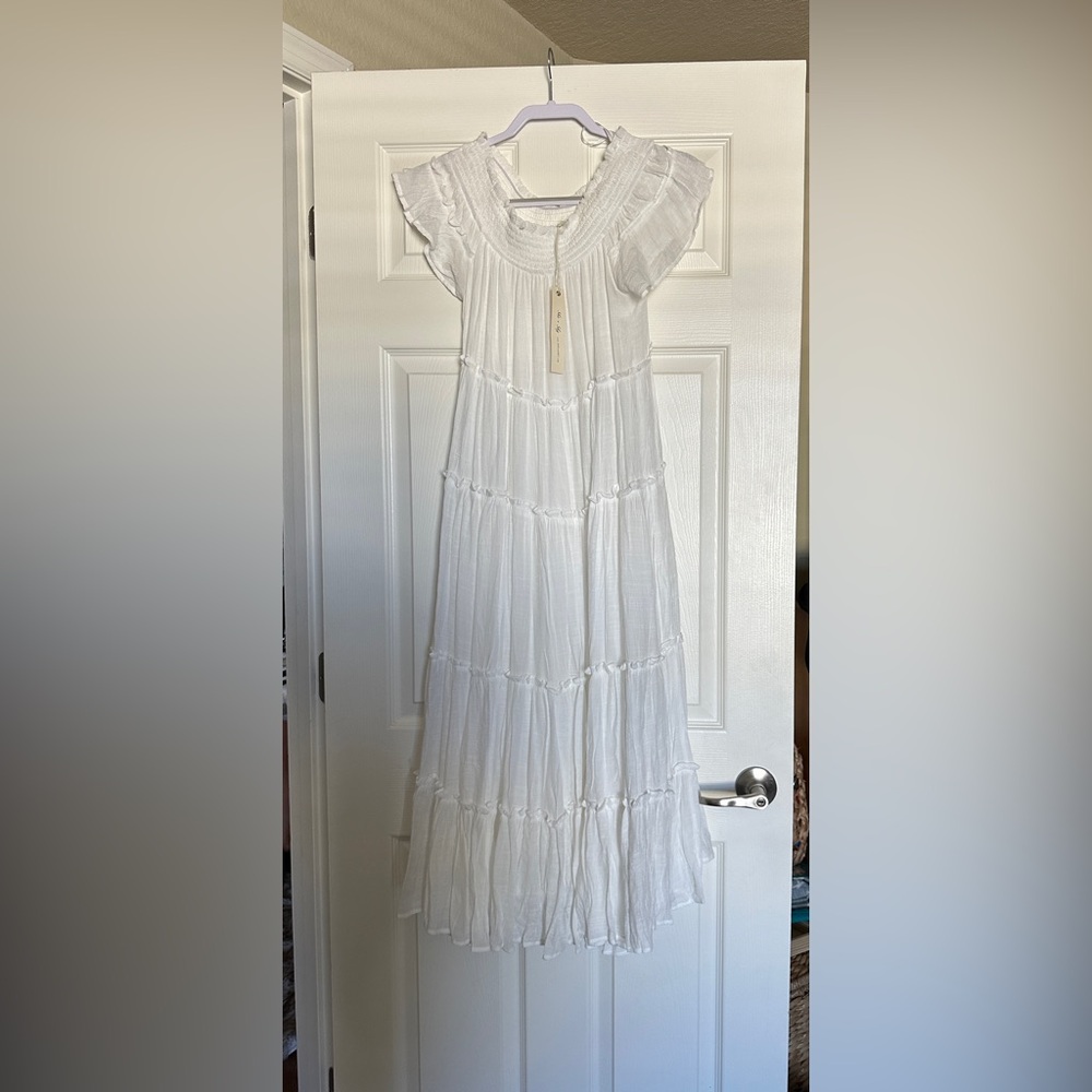 White off the shoulder dress